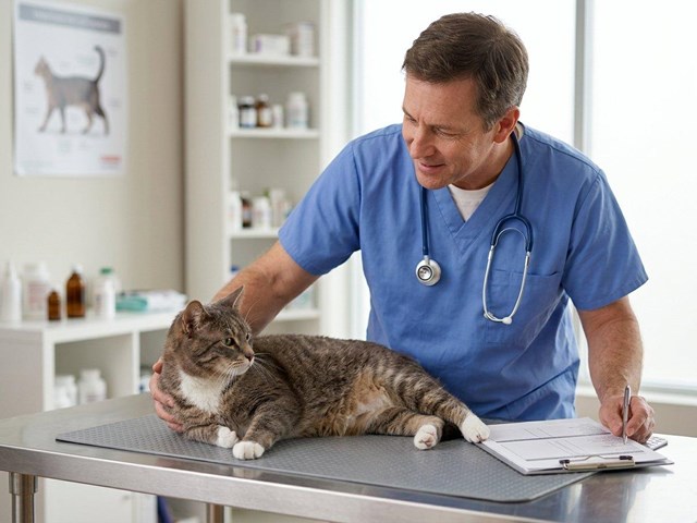 Así cuidamos su bienestar: seguimiento de enfermedades crónicas en gatos en Ferrol